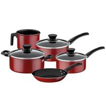 Conjunto de Panelas Tramontina Coimbra 5 Peças Antiaderente Conjunto de Panelas Tramontina Coimbra 5 Peças Antiaderente