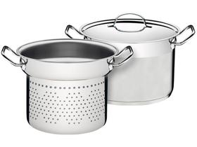 Conjunto de Panelas Tramontina Professional - 65620/410 Inox 2 Peças Fundo Triplo Conjunto de Panelas Tramontina Professional - 65620/410 Inox 2 Peças Fundo Triplo