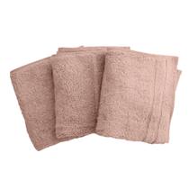 Conjunto de Pano de Rosto Cariloha 33x33 cm 600 GSM Blush 3 unidades Conjunto de Pano de Rosto Cariloha 33x33 cm 600 GSM Blush 3 unidades