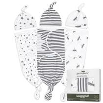 Conjunto de Pano e Chapéu Jam Naturals Organic Knotted Tie Botto
