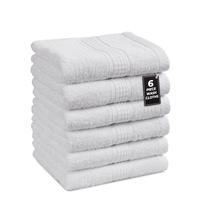 Conjunto de panos de lavagem LANE LINEN, 6 peças, 100% algodão, altamente absorvente