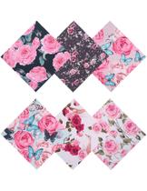 Conjunto de panos de limpeza de óculos BSZYKzdxi Elegant Flower Design