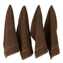 Conjunto de panos de louça DII Basic Terry Collection Waffle Brown 4 unidades Conjunto de panos de louça DII Basic Terry Collection Waffle Brown 4 unidades