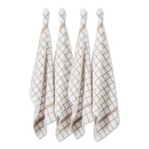 Conjunto de panos de louça DII Basic Terry Collection Windowpane 4 unidades