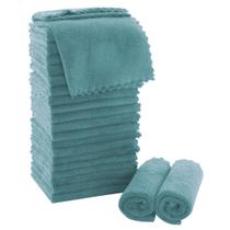 Conjunto de panos MOONQUEEN Ultra Soft Premium 30x30cm, pacote com 24 Conjunto de panos MOONQUEEN Ultra Soft Premium 30x30cm, pacote com 24