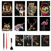 Conjunto de papéis de rascunho artístico Georgie Porgy A4 Magical Animals Kit