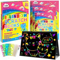 Conjunto de papel de rascunho ZMLM Rainbow Art Craft para crianças de 3 a 6 anos