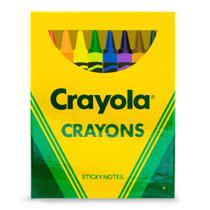 Conjunto de papelaria Crayola Crayons Sticky Note and Tab Box