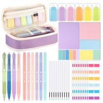 Conjunto de papelaria Janlaugh 38 unidades com estojo de lápis Sticky Notes