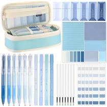 Conjunto de papelaria Janlaugh 38 unidades com estojo para caneta Sticky Notes