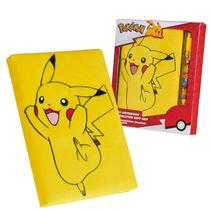 Conjunto de papelaria Pokémon Kids Diary com cadeado, caderno e canetas