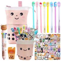 Conjunto de papelaria Primo Lines Kawaii com caneta Boba 61