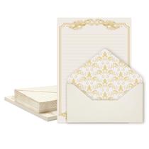 Conjunto de papelaria XXINMOH 90 peças com envelopes em estilo vintage