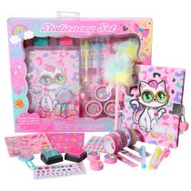 Conjunto de Papelaria YOYTOO Cat Diary com Fechadura e Chaves - Para Meninas de 4 a 12 Anos