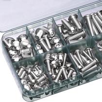 Conjunto De Parafusos Allen Em Aço Inoxidável 260pcs M4 M5 Com Chave
