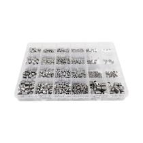 Conjunto De Parafusos De Aço Inoxidável Preto 500 Peças M2 M2.5 M3 M4 Com Ponta Plana Para Máquinas Conjunto De Parafusos De Aço Inoxidável Preto 500 Peças M2 M2.5 M3 M4 Com Ponta Plana Para Máquinas
