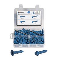 Conjunto de parafusos de concreto GOOBETTER 230 unidades com broca 1/4 3/16 Conjunto de parafusos de concreto GOOBETTER 230 unidades com broca 1/4 3/16