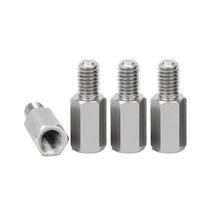 Conjunto de Parafusos e Espaçadores Hexagonais Kado M4x10mm Aço Inoxidável 4 peças Conjunto de Parafusos e Espaçadores Hexagonais Kado M4x10mm Aço Inoxidável 4 peças