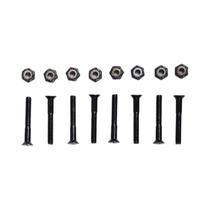 Conjunto De Parafusos E Porcas De Substituição Para Ponte De Skate Longboard M5x25mm/28mm/30mm 8