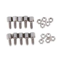 Conjunto De Parafusos E Porcas Para Placa De Conector Serial D-Sub VGA 5+7mm - 10 Pacotes Conjunto De Parafusos E Porcas Para Placa De Conector Serial D-Sub VGA 5+7mm - 10 Pacotes