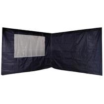 Conjunto De Parede Fechamento Para Gazebo Oxford Azul 3x3m Mor