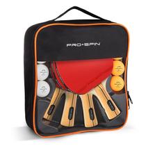 Conjunto de pás de pingue-pongue PRO SPIN de alto desempenho para 4 jogadores