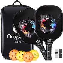 Conjunto de pás Pickleball com grafite USAPA Pro Graphite com 4 bolas