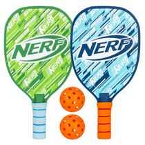 Conjunto de pás Pickleball Nerf para 2 jogadores juvenis com bolas e bolsa