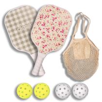 Conjunto de pás Pickleball Sonix Fiberglass com 2 raquetes e 4 bolas Conjunto de pás Pickleball Sonix Fiberglass com 2 raquetes e 4 bolas