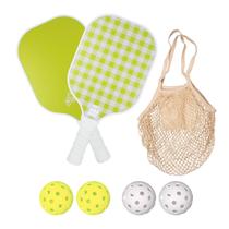 Conjunto de pás Pickleball Sonix Fiberglass com 2 raquetes e 4 bolas Conjunto de pás Pickleball Sonix Fiberglass com 2 raquetes e 4 bolas