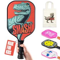 Conjunto de pás Pickleball Sportbit Kids em fibra de carbono com bolsa
