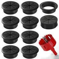 Conjunto de Passa Fios para Mesa XIOGZAXI 50mm 8 Peças com Serra Copo Conjunto de Passa Fios para Mesa XIOGZAXI 50mm 8 Peças com Serra Copo