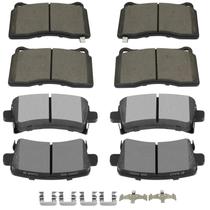 Conjunto de pastilhas de freio SCITOO D1001 D1430 Frontal Metálico Traseiro Semimetálico para Buick Regal 2013-2016, Saab 9-5 2011