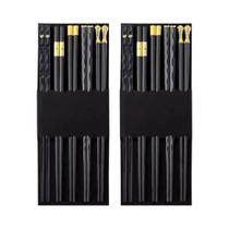Conjunto De Pauzinhos De Fibra De Vidro Antiderrapantes 5 Pares De Pauzinhos Sofisticados