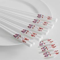 Conjunto de pauzinhos Porcelain 5, reutilizável, lavável na máquina de lavar louça, 25 cm