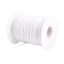 Conjunto De Pavios De Algodão Branco Para Velas, Rolo De 61 Metros Com Adesivos De Base, Ferramentas