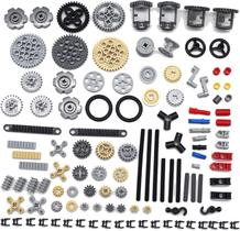 Conjunto de peças de engrenagens e eixos para blocos de construção SEEMEY 116PCS