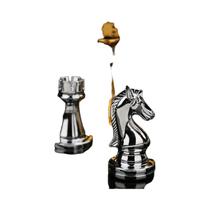 Conjunto De Peças De Xadrez De Metal Pesadas De 2,6 Polegadas Com Rainhas Extras, Tabuleiro Não Conjunto De Peças De Xadrez De Metal Pesadas De 2,6 Polegadas Com Rainhas Extras, Tabuleiro Não
