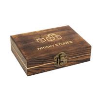 Conjunto De Pedras De Granito Para Whisky 9 Peças Cubos De Gelo Reutilizáveis Para Resfriar Whisky E