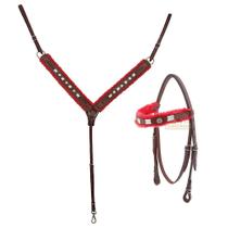 Conjunto de Peitoral e Cabeçada Bahia SV60002 - Havana