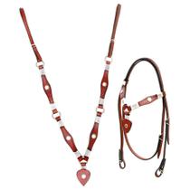 Conjunto de Peitoral e Cabeçada São Roque SV5499 - Havana