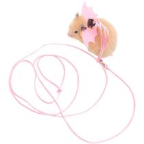 Conjunto de Peitoral e Guia Copfeu para Pequenos Animais Rosa Conjunto de Peitoral e Guia Copfeu para Pequenos Animais Rosa