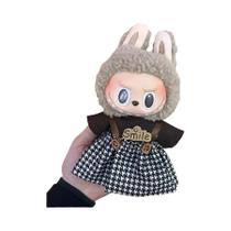 Conjunto De Pelúcia Cosplay Labubu Blind Box De 17cm, Boneca Sapo Porco Com Saia Intercambiável,