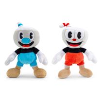 Conjunto de Pelúcia Cuphead Toynk com 2 Personagens, 20 cm Conjunto de Pelúcia Cuphead Toynk com 2 Personagens, 20 cm