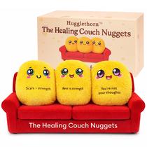 Conjunto de Pelúcia Hugglethorn Healing Couch Nuggets Caixa de Presente Conjunto de Pelúcia Hugglethorn Healing Couch Nuggets Caixa de Presente
