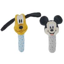 Conjunto de Pelúcia Lovie Rattle Disney - Mickey e Goofy (2 Unidades)