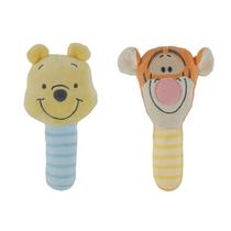 Conjunto de pelúcia Lovie Rattle Disney Winnie the Pooh and Tigger