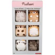 Conjunto de Pelúcia Pusheen Comic Collector GUND - 6 Peças