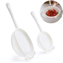 Conjunto de Peneiras para Kefir Luckyiren 10 e 16 cm em Plástico com Malha