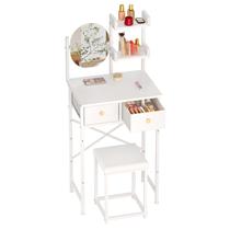 Conjunto de Penteadeira X-cosrack 50 cm com Mesa, Espelho e Cadeira Conjunto de Penteadeira X-cosrack 50 cm com Mesa, Espelho e Cadeira